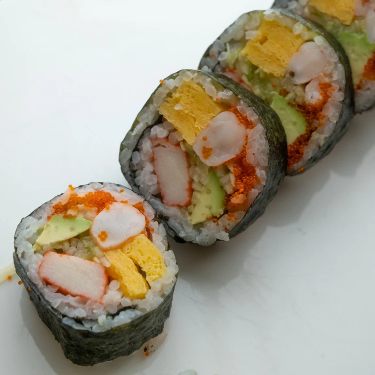 Fresh sushi platter at Dynasty Buffet