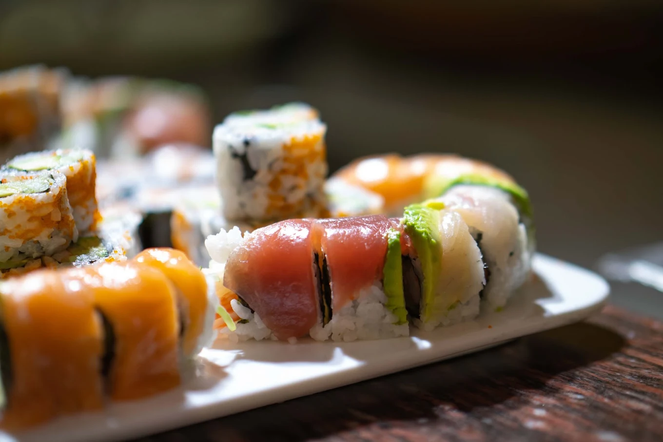 Sushi variety plate
